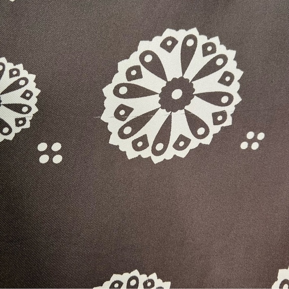 Jacob Brown Silk Skirt Geometric Print Lightweight Size 9/10 - Picture 6 of 10